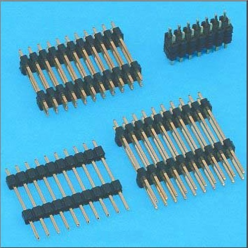 2.0mm (0.079")Pin Header Double Plastic Base - DIP type